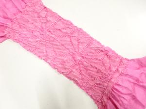 正絹　絞り　帯揚げ